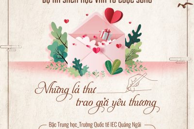 DỰ ÁN SÁCH HỌC VĂN TỪ CUỘC SỐNG – NHỮNG LÁ THƯ TRAO GỬI YÊU THƯƠNG (28/8/2023 – 20/12/2023