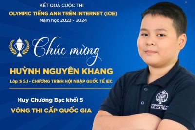 VINH DANH HỌC SINH IEC ĐẠT THÀNH TÍCH TẠI CUỘC THI IOE CẤP QUỐC GIA NĂM HỌC 2023 – 2024