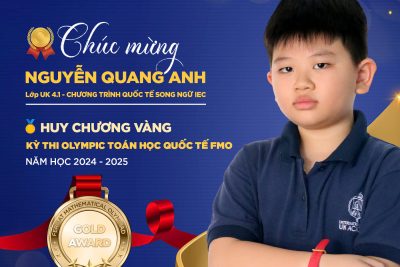 HỌC SINH IEC ĐẠT NHIỀU GIẢI THƯỞNG TẠI KỲ THI TOÁN FMO