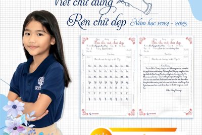 KẾT QUẢ CUỘC THI “VIẾT CHỮ ĐÚNG – RÈN CHỮ ĐẸP”