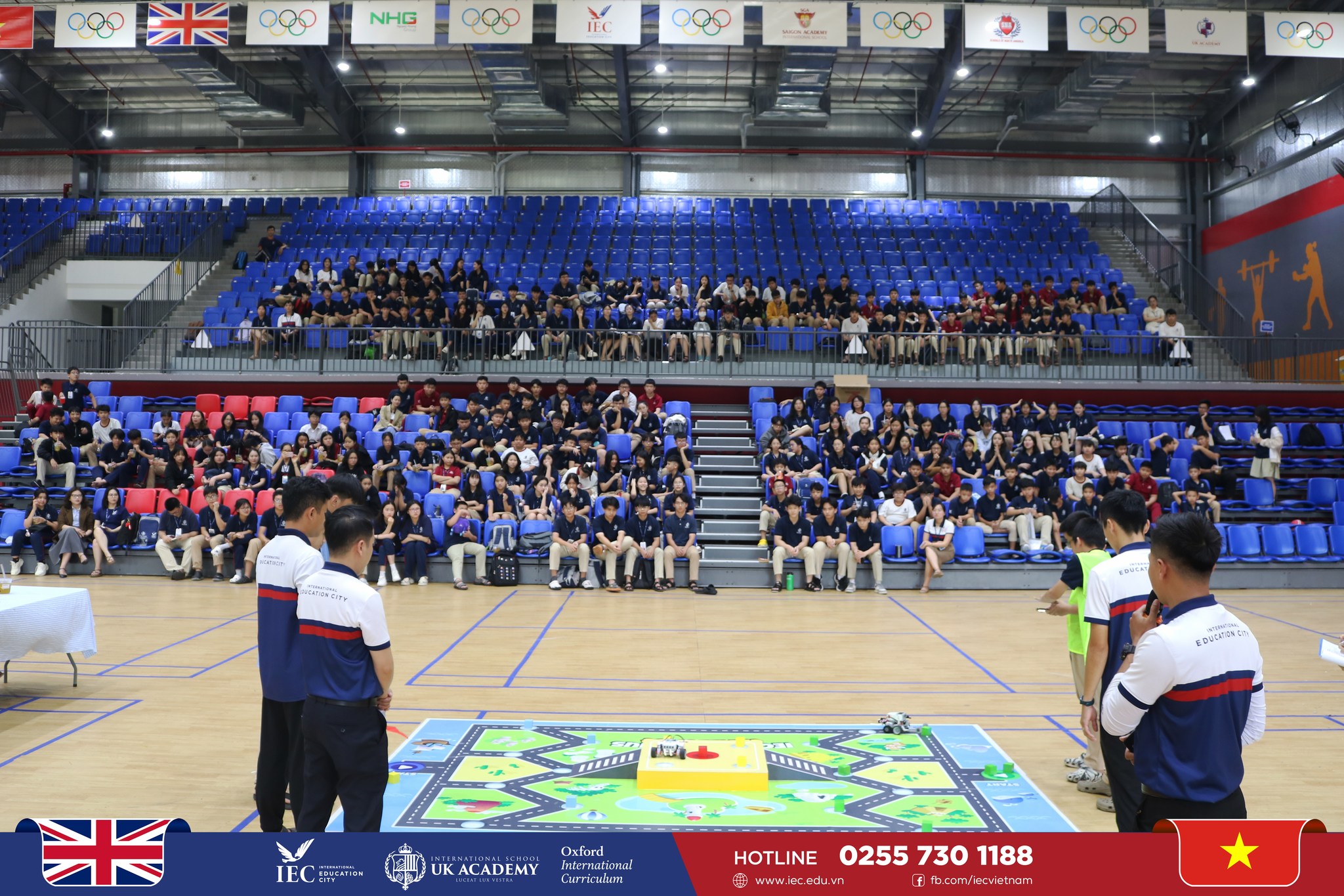 LỘ DIỆN QUÁN QUÂN CUỘC THI SÁNG TẠO ROBOT – ROBOGENIUS CHALLENGE 2023 TẠI IEC